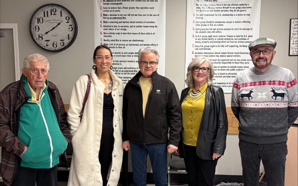 Chilliwack MLA’s and Mayor Visit Alano Club as it Marks 40 Years of Community Service